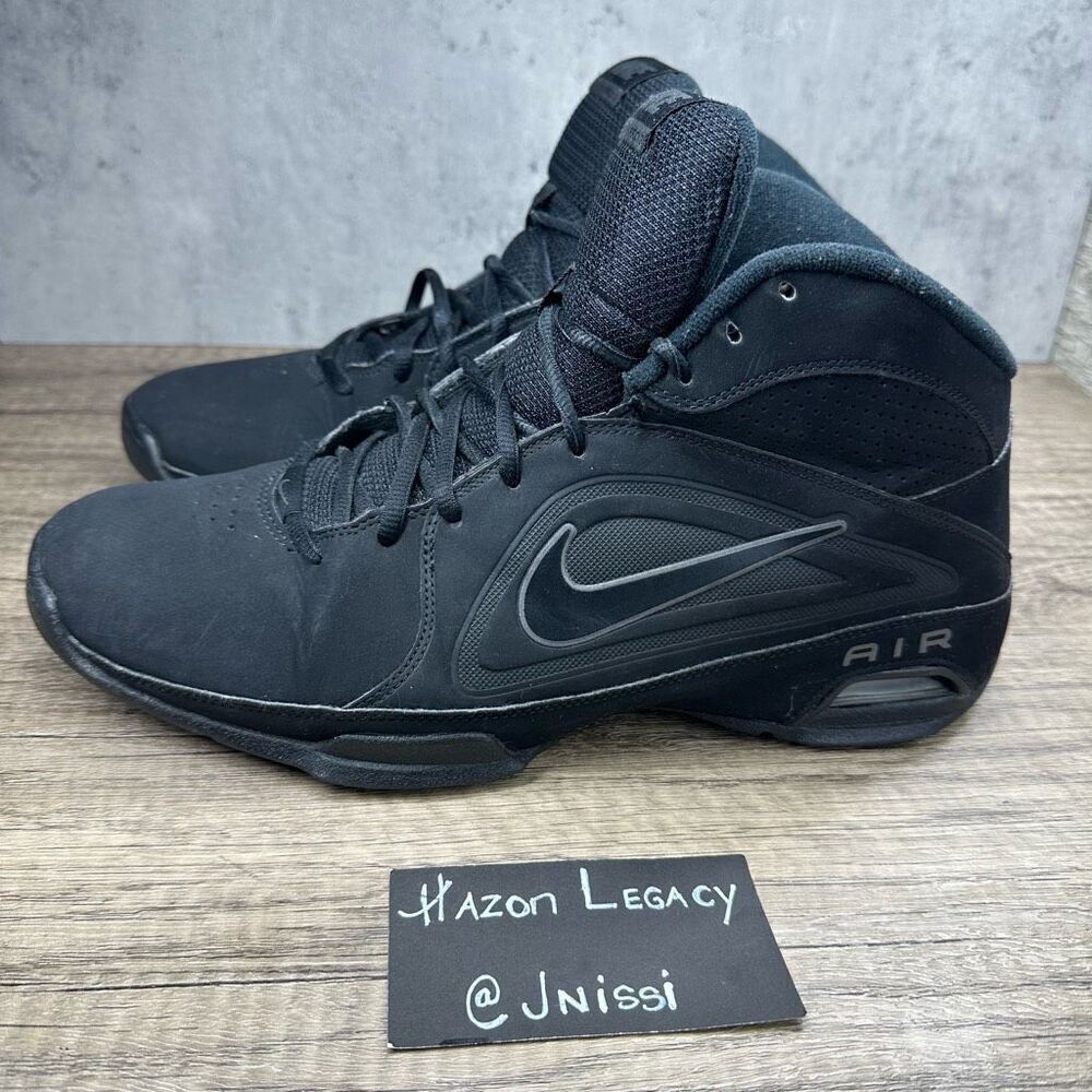 Nike~Men’s~Air Visi Pro 3 Black Basketball Shoes Lace Up Mid Top Size 11.5